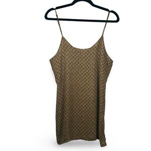 Show Me Your MuMu Slip Mini Dress Size Medium Boho Flirty Coquette Swing Strappy